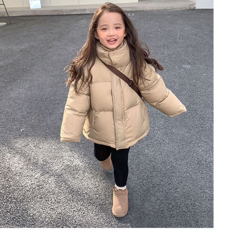 Gornja odjeća za korejsku djecu 2023. Zimski kaput za djevojčice Dječja podstavljena zimska jakna Dječja odjeća za djevojčice, topla, deblja