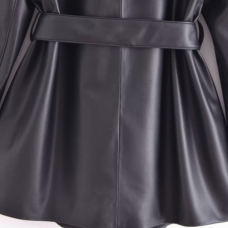 Svestrani trenčkot u retro hongkonškom stilu 2023. od umjetne kože