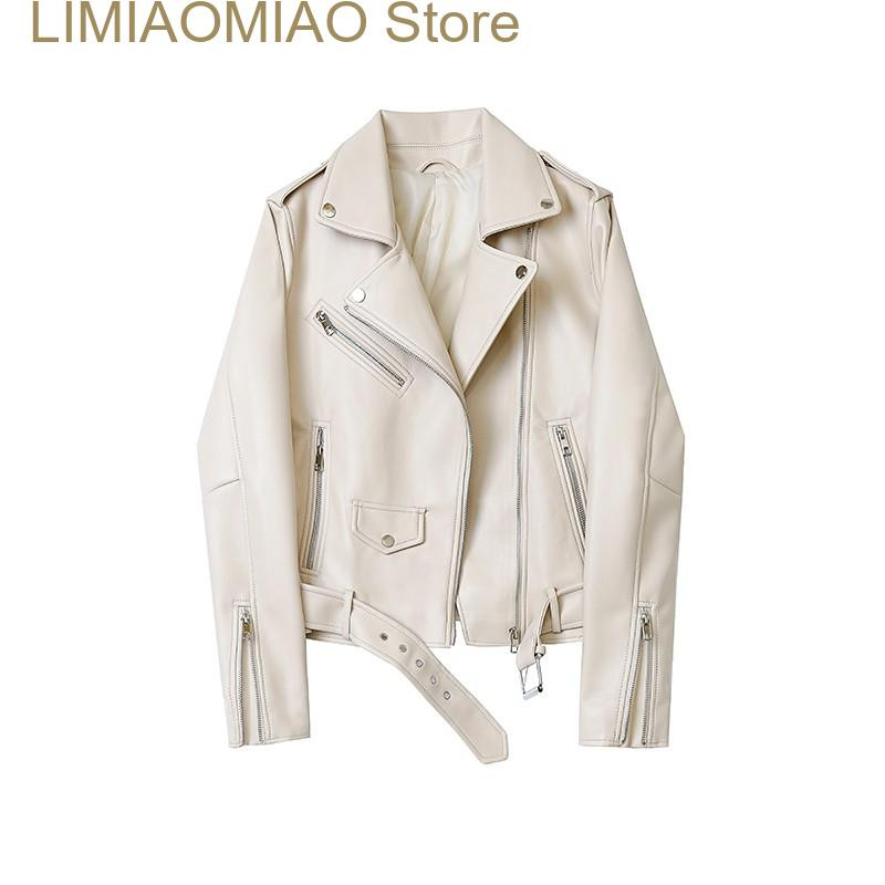 Jauna pavasara rudens sieviešu zila mākslīgās ādas jaka, masīva sieviešu jaka ar rāvējslēdzēju, sieviešu mētelis, ikdienas apģērbs