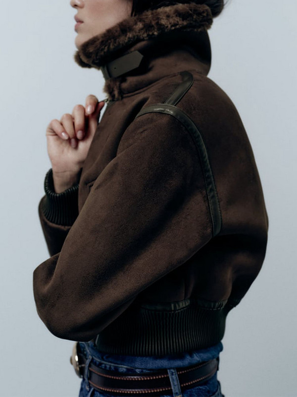 Nova ženska odjeća u ležernom europskom i američkom stilu, modna svestrana dvostrana jakna na preklop za žene