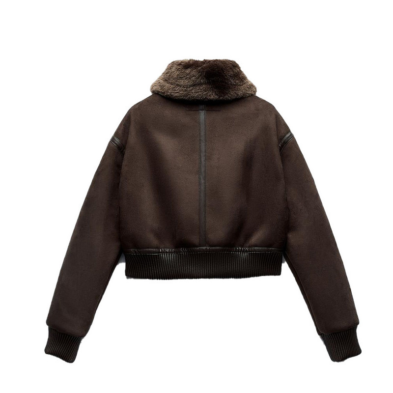 Nova ženska odjeća u ležernom europskom i američkom stilu, modna svestrana dvostrana jakna na preklop za žene