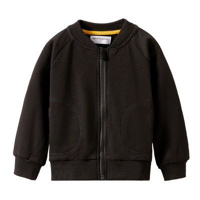 Mudkingdom Jakna za dječake i djevojčice s ispisom zvijezda, pamučne pune jakne s patentnim zatvaračem za malu djecu, gornja odjeća