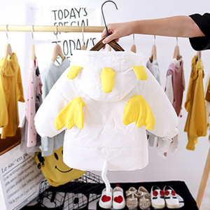 2023. Nova modna šarena jednorog jakna za djevojčice Zimski kaput Topla parka s kapuljačom Snježno odijelo Slatka gornja dječja odjeća s krilima Odjeća