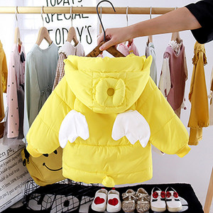 2023. Nova modna šarena jednorog jakna za djevojčice Zimski kaput Topla parka s kapuljačom Snježno odijelo Slatka gornja dječja odjeća s krilima Odjeća