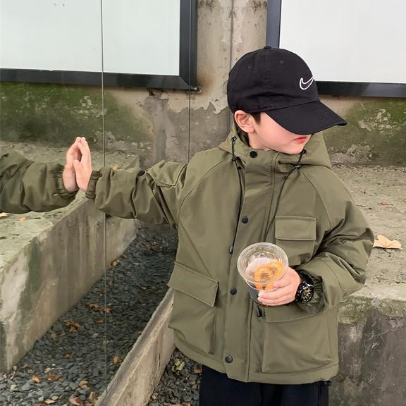 Modna jakna s kapuljačom za dječake, vjetrovka, vodootporna, za malu djecu, tinejdžere, dječji kaput, proljetna ležerna odjeća za bebe 4-16 godina G21