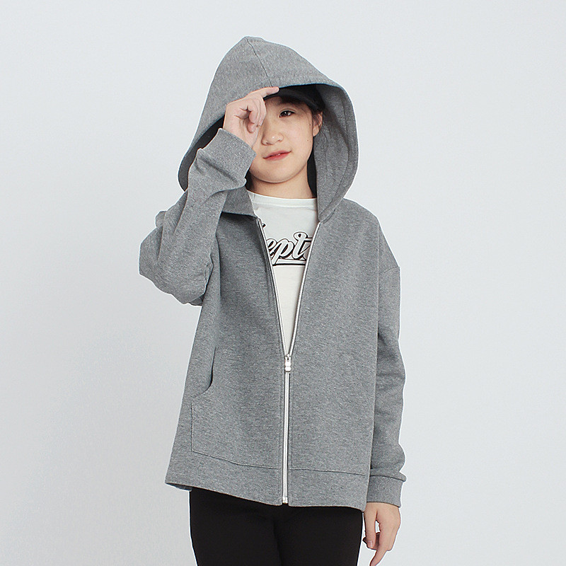 Jachetă cu glugă pentru copii Versiune coreeană Jachetă lejeră cu fermoar pentru copii pentru adolescentă 4-13 ani Hanorac Îmbrăcăminte exterioară