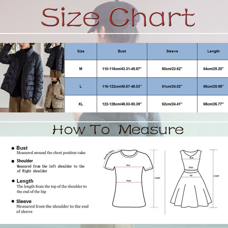 Retro sjajna topla donja jakna Jednobojna ženska skraćena donja jakna Zimski dugi rukavi Zatvarači Parke Lagane podstavljene jakne