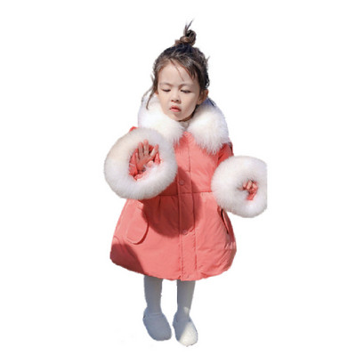 Virsdrēbes Parkas O-veida kakla apkakle ar vienrindu, masīvu parastu kokvilnu, jauna mode, vienkārša, ērta, jauka, silta ziema rudens meitenes