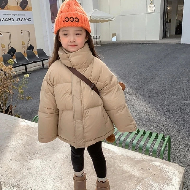 2023 Coreeană pentru copii îmbrăcăminte exterioară fetiță haină de iarnă Jachetă de iarnă cu căptușeală pentru copii îmbrăcăminte pentru copii pentru fetițe îngroșate cald