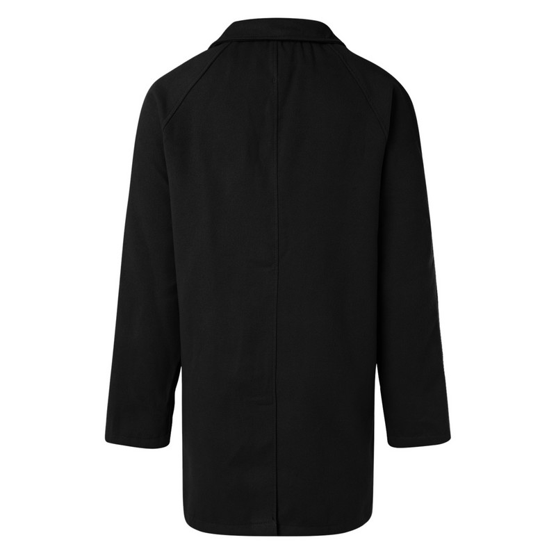 Jachete de iarnă pentru femei, haine de costum, tendințe de toamnă și iarnă, culoare uni, haină subțire de lână, cu un singur piept, de lungime medie, îmbrăcăminte caldă