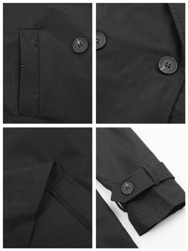 Proljeće ljeto Novi ženski uski kaput s dvostrukim kopčanjem s V-izrezom Trenč kaput za žene Jakne za žene 2023. Dugi gornji kaput