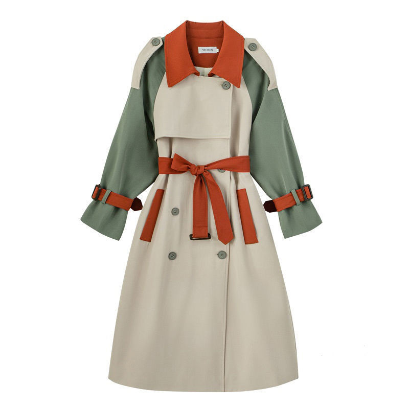 Ženski baloner za 2021. Modni jesen-zima ležerni pamuk s velikom vintage dugom jaknom Kaput Gornja odjeća s dvostrukim kopčanjem