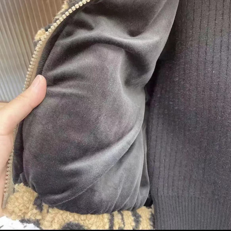 Nove jakne za dječake Flis Leopard Dječji kaputi Modna dječja gornja odjeća Proljeće Jesen 2022-018