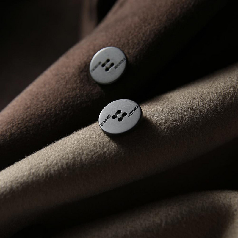 jesen i zima novi stil vjetrovke kratki stil dobar za nošenje dvoredno kopčanje dugih rukava široki tanki modni kaput za sve vrste