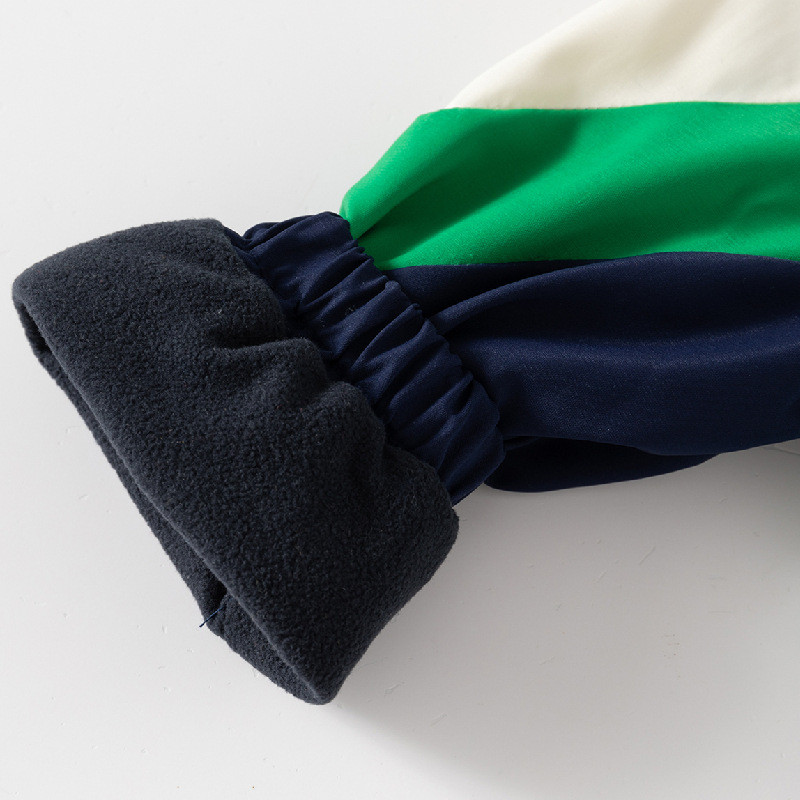 Toamnă/iarna Jachetă pentru băieți, cu fermoar, la modă, ocazională, cu glugă, cu mochetă, sacou pentru băieți, primăvară, toamnă, haină rezistentă la vânt.