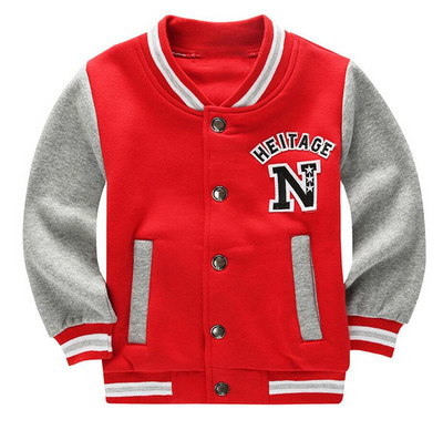 Jachetă de baseball cool pentru băieți, cu mânecă lungă, uniformă de baseball, îmbrăcăminte exterioară, jachetă bomber, jachetă de baseball de înaltă calitate