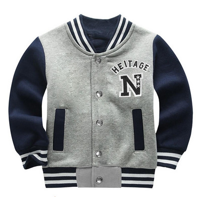 Jachetă de baseball cool pentru băieți, cu mânecă lungă, uniformă de baseball, îmbrăcăminte exterioară, jachetă bomber, jachetă de baseball de înaltă calitate
