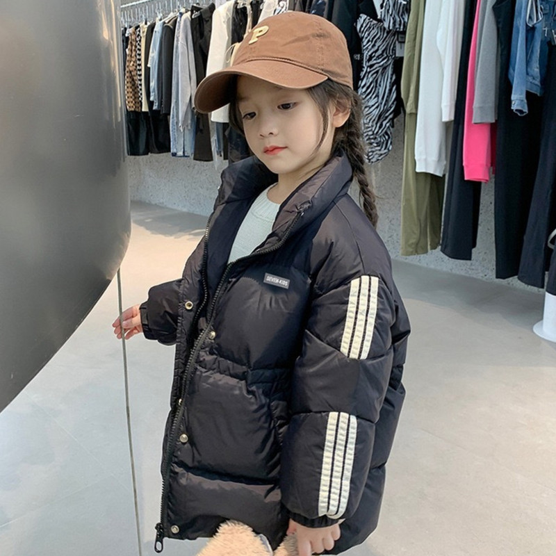 Dječja pamučna podstavljena odjeća Zimske deblje jakne za dječake i djevojčice Jednobojni kaput