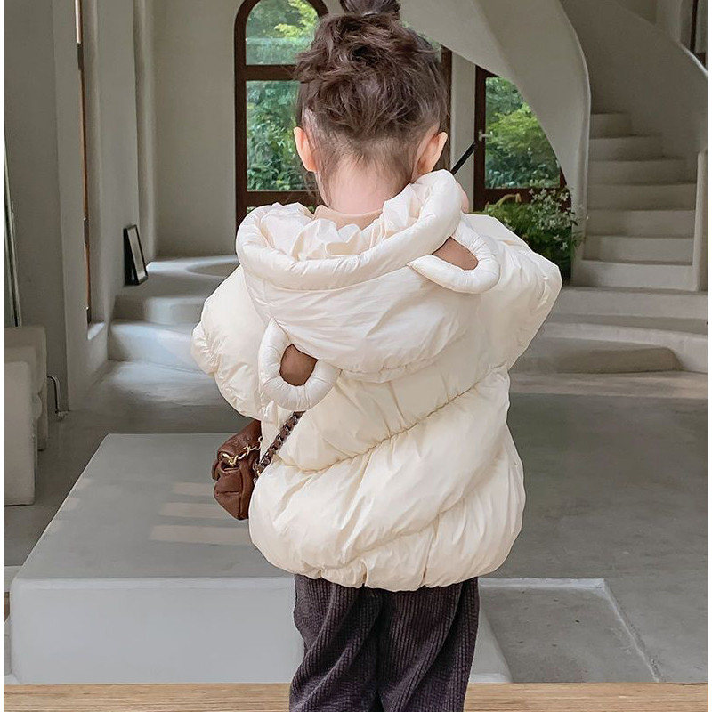 Fiúk lányok téli plusz bársony meleg kapucnis Kabát 0-7 éves Beibei koreai változat kabát vastagított divat Gyerekruha