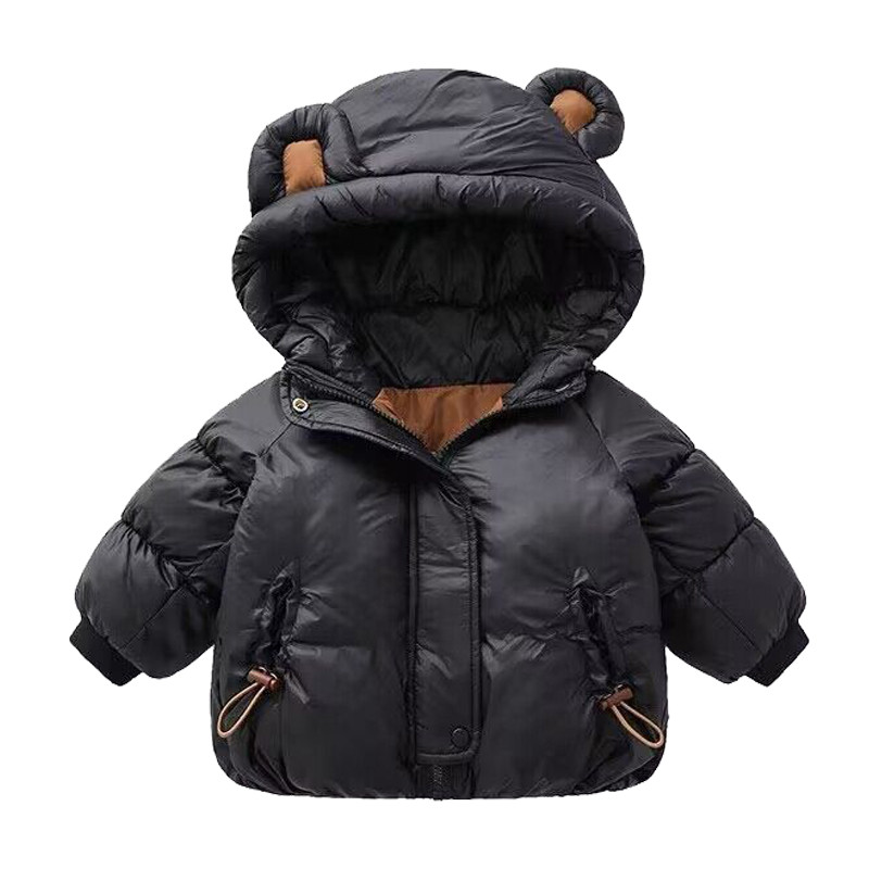 Fiúk lányok téli plusz bársony meleg kapucnis Kabát 0-7 éves Beibei koreai változat kabát vastagított divat Gyerekruha
