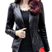 Jachete pentru femei, primăvară toamnă 2023, nouă jachetă din piele artificială, ocazională, subțire, impermeabilă, rezistentă la vânt, jachetă scurtă pentru femei