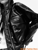 2023-as őszi PU bőr Vágott dzsekik Női Vintage ruhák Téli Harajuku Gomb Alkalmi cipzáras Utcai Kabátok Márka Hot