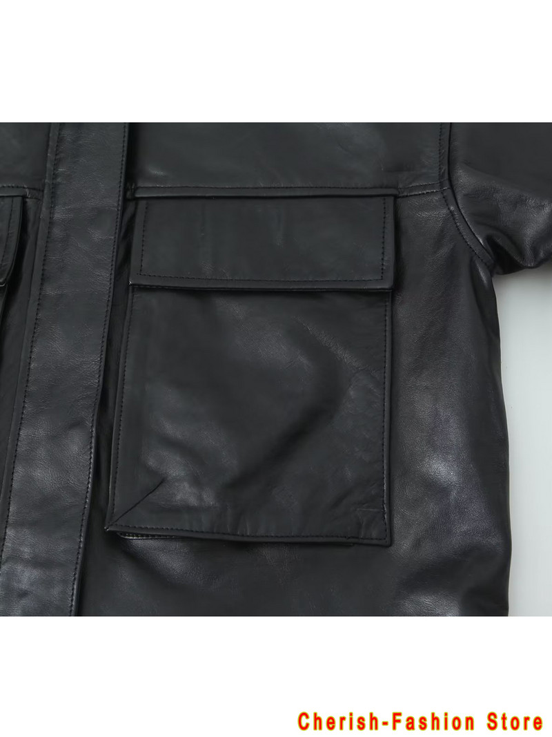 2023-as őszi PU bőr Vágott dzsekik Női Vintage ruhák Téli Harajuku Gomb Alkalmi cipzáras Utcai Kabátok Márka Hot