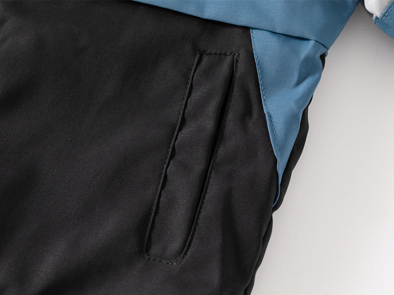 Jesen/zima Jakna s patentnim zatvaračem od flisa Ležerna patchwork jakna s kapuljačom za dječake Blazer otporan na vjetar Slatki kaputi Vjetrovka Odjeća za dječake