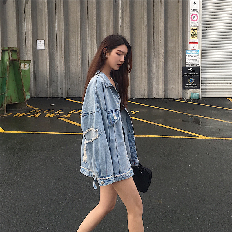 Jachete din denim coreeană pentru femei, buzunare solide, guler răsturnat, îmbrăcăminte elegantă pentru femei, haine de jeans, îmbrăcăminte de stradă, retro Harajuku, crop top nou