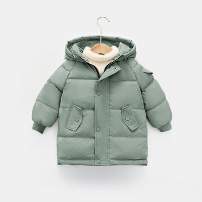 Paltoane de iarnă pentru copii Jachete lungi groase băieți fete haină îmbrăcăminte exterioară caldă din bumbac haină cu glugă costum de zăpadă pardesiu 2 4 6 8 10 Y