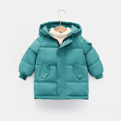 Paltoane de iarnă pentru copii Jachete lungi groase băieți fete haină îmbrăcăminte exterioară caldă din bumbac haină cu glugă costum de zăpadă pardesiu 2 4 6 8 10 Y