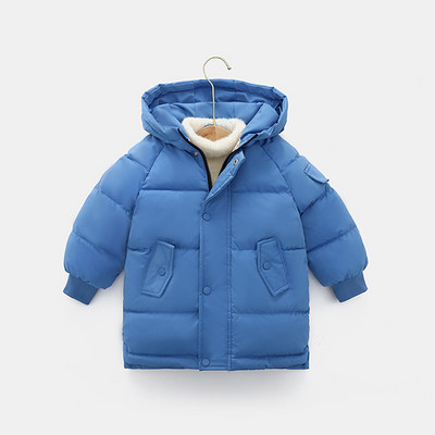 Paltoane de iarnă pentru copii Jachete lungi groase băieți fete haină îmbrăcăminte exterioară caldă din bumbac haină cu glugă costum de zăpadă pardesiu 2 4 6 8 10 Y