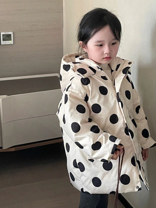 2023 Korejske dječje jakne Podstavljena jesenska gornja odjeća za djevojčice Zimska jakna za djevojčice Kaputi Dječja odjeća od 2 do 9 godina Q678