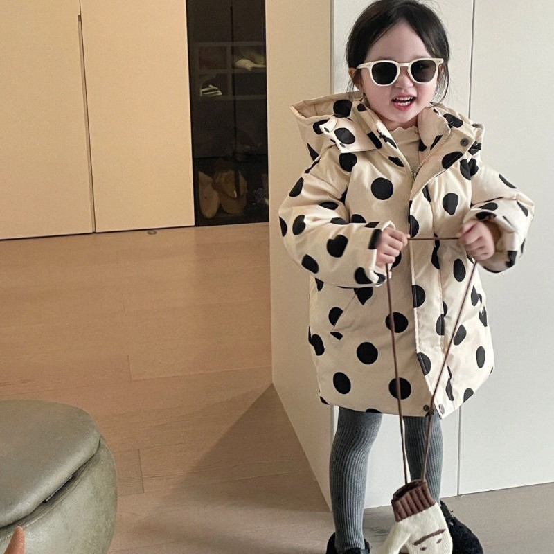 2023 Korejske dječje jakne Podstavljena jesenska gornja odjeća za djevojčice Zimska jakna za djevojčice Kaputi Dječja odjeća od 2 do 9 godina Q678