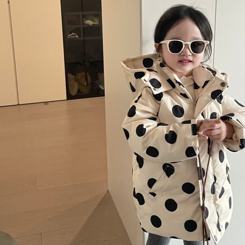 2023 Korejske dječje jakne Podstavljena jesenska gornja odjeća za djevojčice Zimska jakna za djevojčice Kaputi Dječja odjeća od 2 do 9 godina Q678