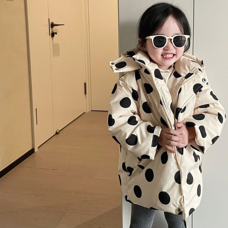 2023 Korejske dječje jakne Podstavljena jesenska gornja odjeća za djevojčice Zimska jakna za djevojčice Kaputi Dječja odjeća od 2 do 9 godina Q678