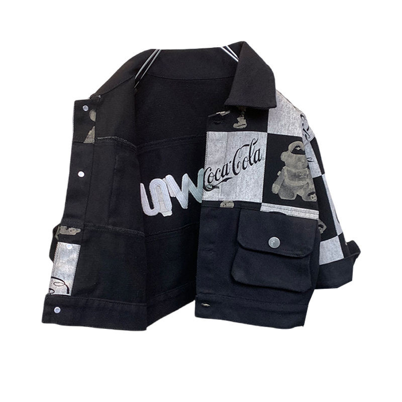 2023. Moda za djevojčice i dječake Kaubojska jakna s patentnim zatvaračem za dojenčad, malu djecu, dječji bombaš, jesen, proljeće, dječja gornja odjeća, dječja odjeća, 2-10 godina