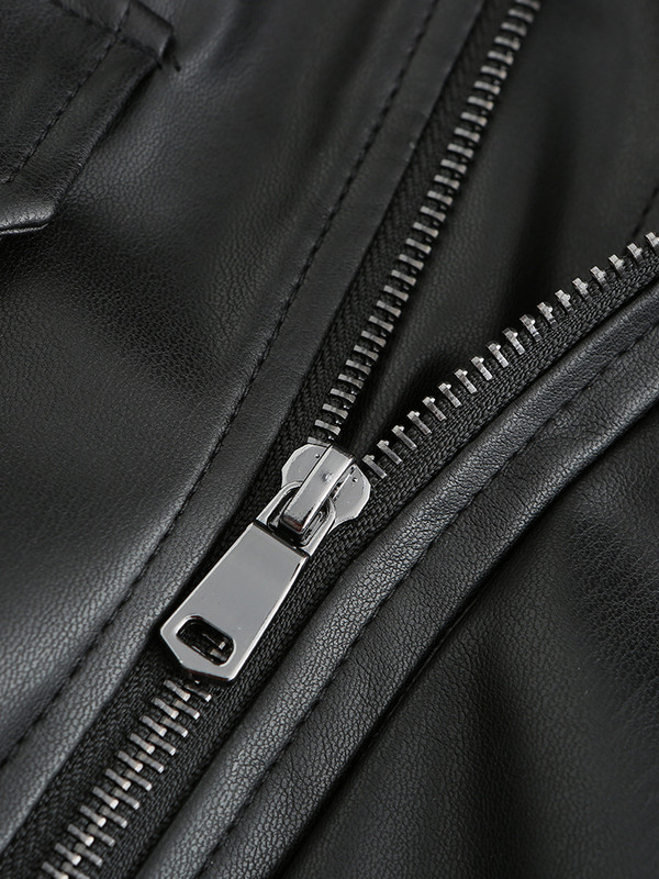 Ailegogo nova proljetna ženska jakna od pu umjetne kože s remenom, uska ženska moto biciklistička gornja odjeća s džepnim reverom