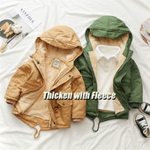 Pavasara rudens jaka zēniem zēnu virsdrēbes Vējjaka bērniem ar garām piedurknēm ar kapuci maziem bērniem 7 8 9 10 11 12 gadi