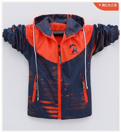 Dječja gornja odjeća Kaputi za dječake Jesenska sportska topla odjeća s obje strane Tinejdžerska jakna za dječake Flis vjetrovka Vjetrootporna jakna Dječja