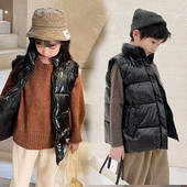 Moda primăvară, toamnă, băieți, fete, vestă, vestă, vestă din bumbac, vestă pentru băieți, căptușeală cu un singur piept, haine pentru copii, îmbrăcăminte exterioară pentru 2-12 ani