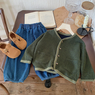 Cardigan pentru copii 2-7 ani toamnă băiat jachetă simplă de culoare uni palton băieți moda bebeluș top toamnă jachete copii pentru băieți