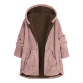 Ženska zimska jakna s kapuljačom od flisa za 2023. Ženska majica s patentnim zatvaračem Ženska odjeća Plišane majice s patentnim zatvaračem Plišani zimski kaput za žene