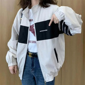 Jachete scurte de primăvară, toamnă, pentru femei, nou 2023, haină cardigan contrastantă, 2023, pentru femei, la modă, guler cu rever, pardesiu versatil pentru timp liber