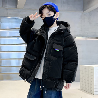 Jachetă pentru băieți Jachetă groasă și caldă pentru băiat Palton căptușit din bumbac Copii stil casual Copii Haine de iarnă 6 8 10 12 14