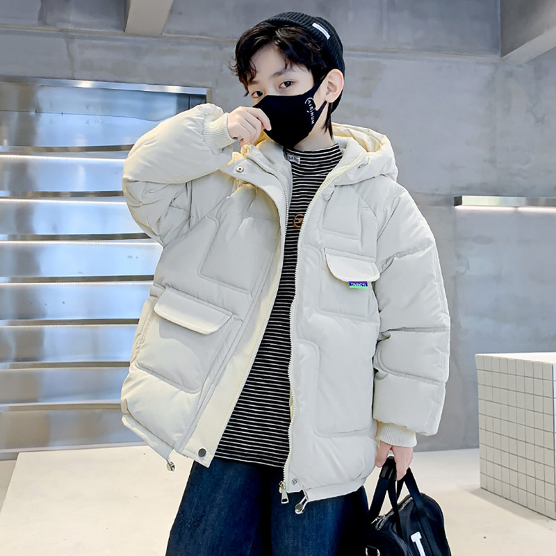 Jachetă pentru băieți Jachetă groasă și caldă pentru băiat Palton căptușit din bumbac Copii stil casual Copii Haine de iarnă 6 8 10 12 14