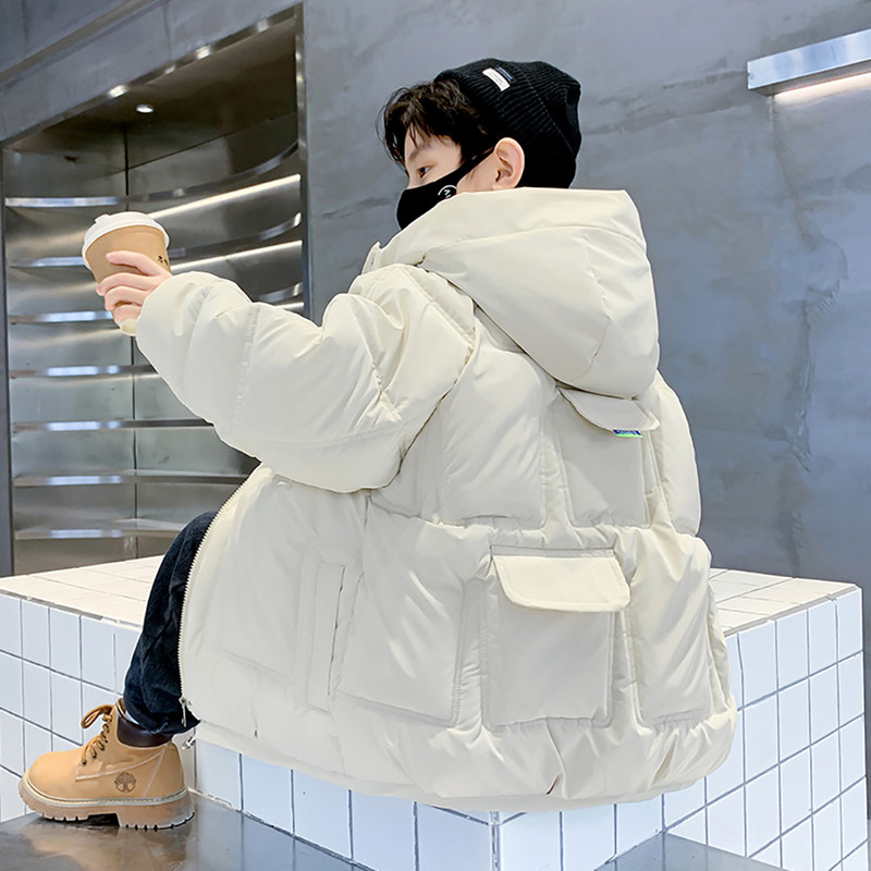 Jachetă pentru băieți Jachetă groasă și caldă pentru băiat Palton căptușit din bumbac Copii stil casual Copii Haine de iarnă 6 8 10 12 14