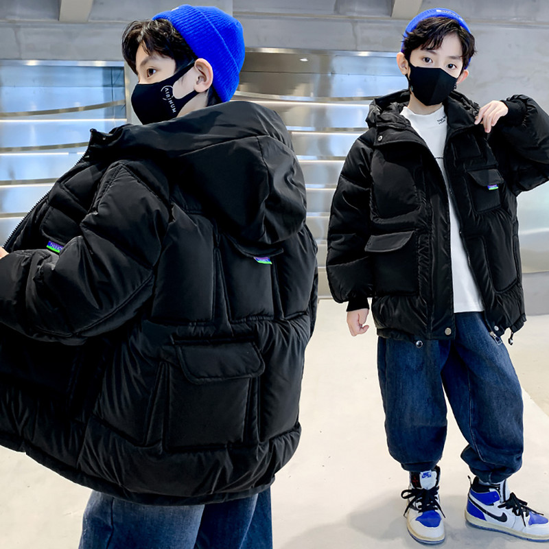 Jachetă pentru băieți Jachetă groasă și caldă pentru băiat Palton căptușit din bumbac Copii stil casual Copii Haine de iarnă 6 8 10 12 14