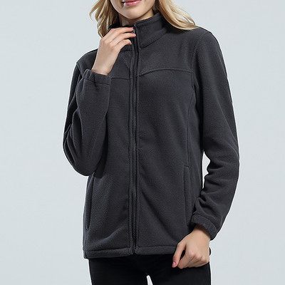 Îmbrăcăminte de toamnă pentru femei Jachetă fleece cu fermoar complet (cu buzunare) Jachetă fleece polară moale Pulover Cardigan cald
