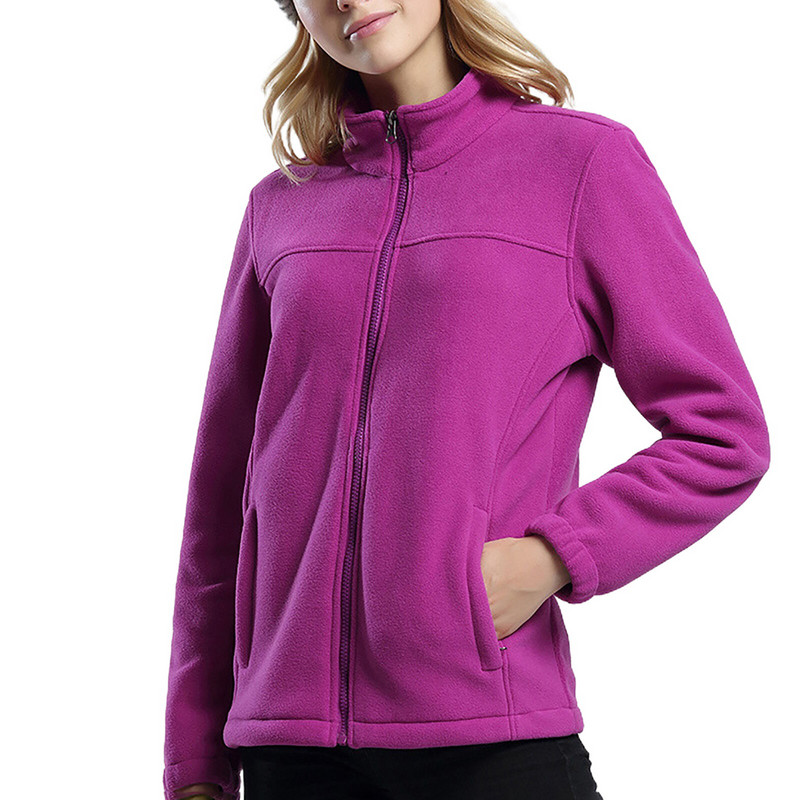 Îmbrăcăminte de toamnă pentru femei Jachetă fleece cu fermoar complet (cu buzunare) Jachetă fleece polară moale Pulover Cardigan cald